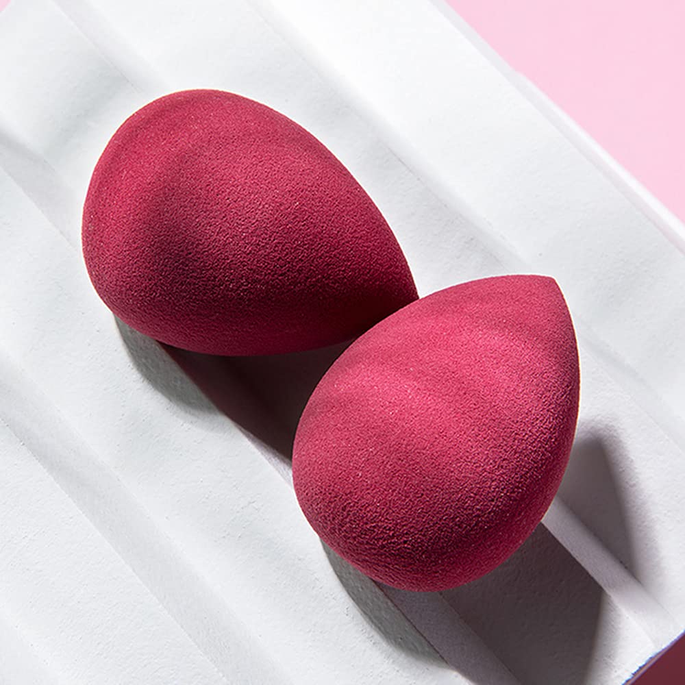 Layfoo Beauty Makeup Sponge - Rose Pink Blender for Liquid Foundation, Concealer & Powder (Dry & Wet Use) - Perfect for Flawless Airbrush Finish & Everyday Makeup Application