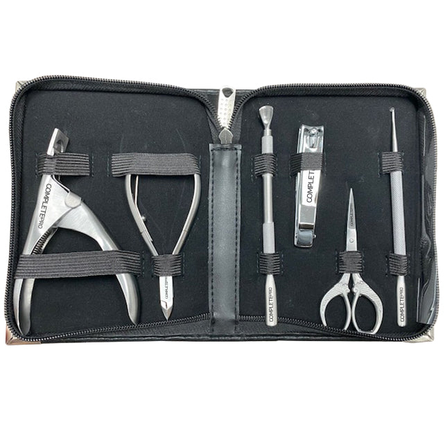 Professional 6-Piece Nail Art Kit for Salon & Home Manicure - Complete Nail Tools Set for Acrylic, Gel & Natural Nails
