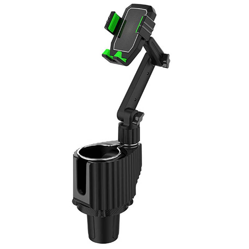 360° Adjustable Car Cup Holder Phone Mount - Universal Cell Phone Holder for iPhone, Galaxy & All Smartphones - Perfect for Hands-Free Driving, GPS Navigation & Safe Travel
