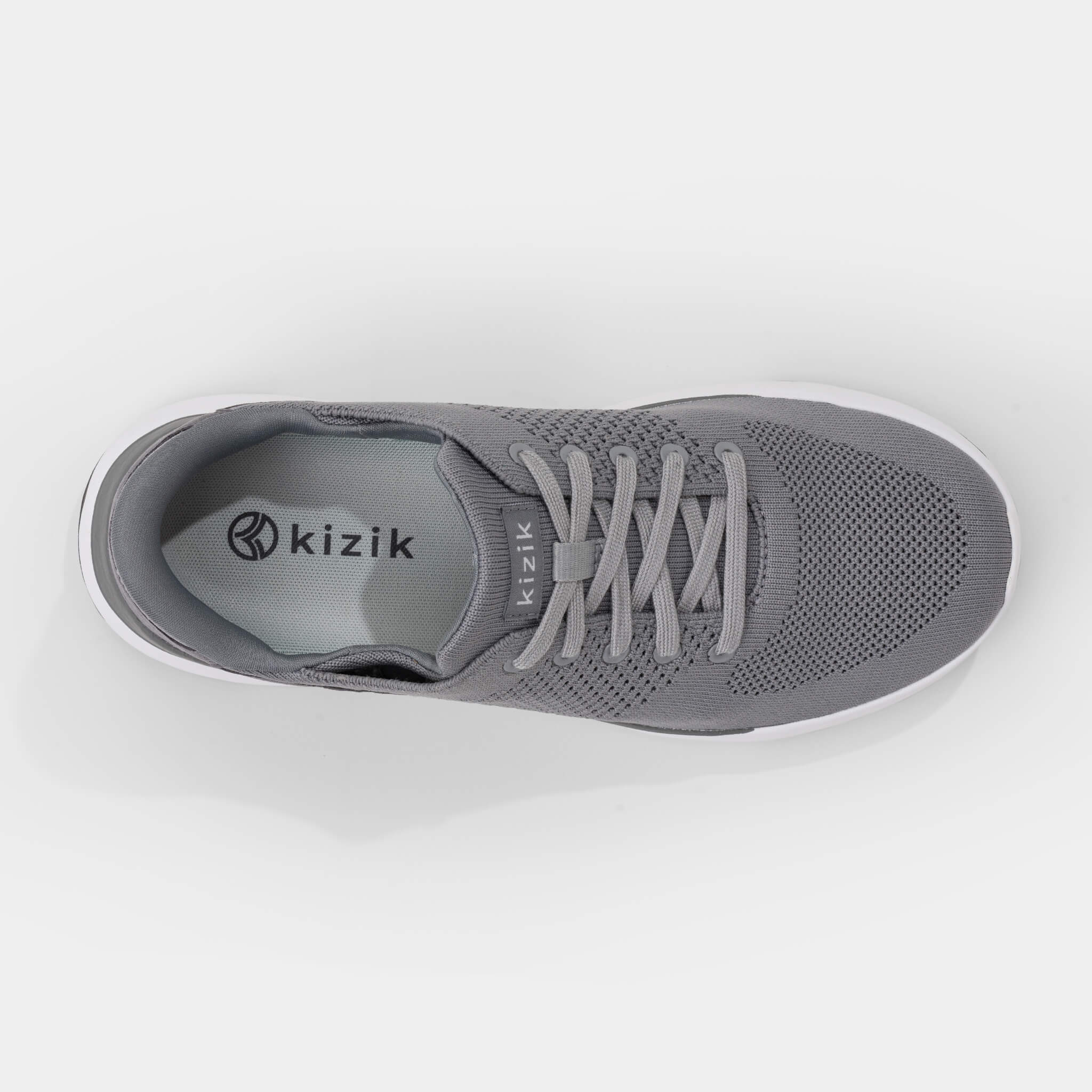 Men's Lima Grey Sneakers - Comfortable Lightweight Casual Shoes for Walking & Running | Perfect for Gym, Workout & Everyday Wear