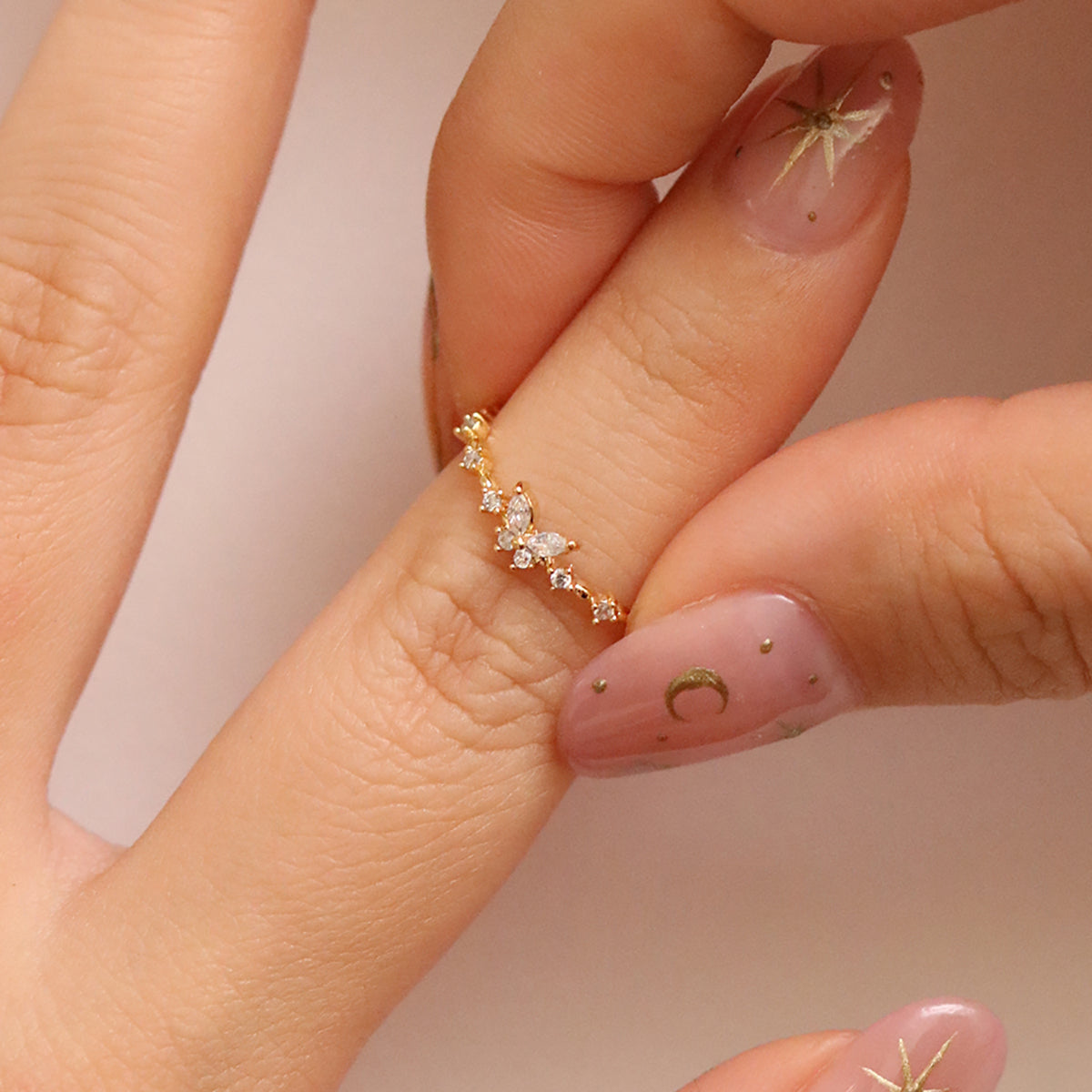 Elegant Cubic Zirconia Butterfly Ring for Women - Dainty & Sparkling Jewelry Gift for Her - Perfect for Valentine's Day, Anniversary & Special Occasions