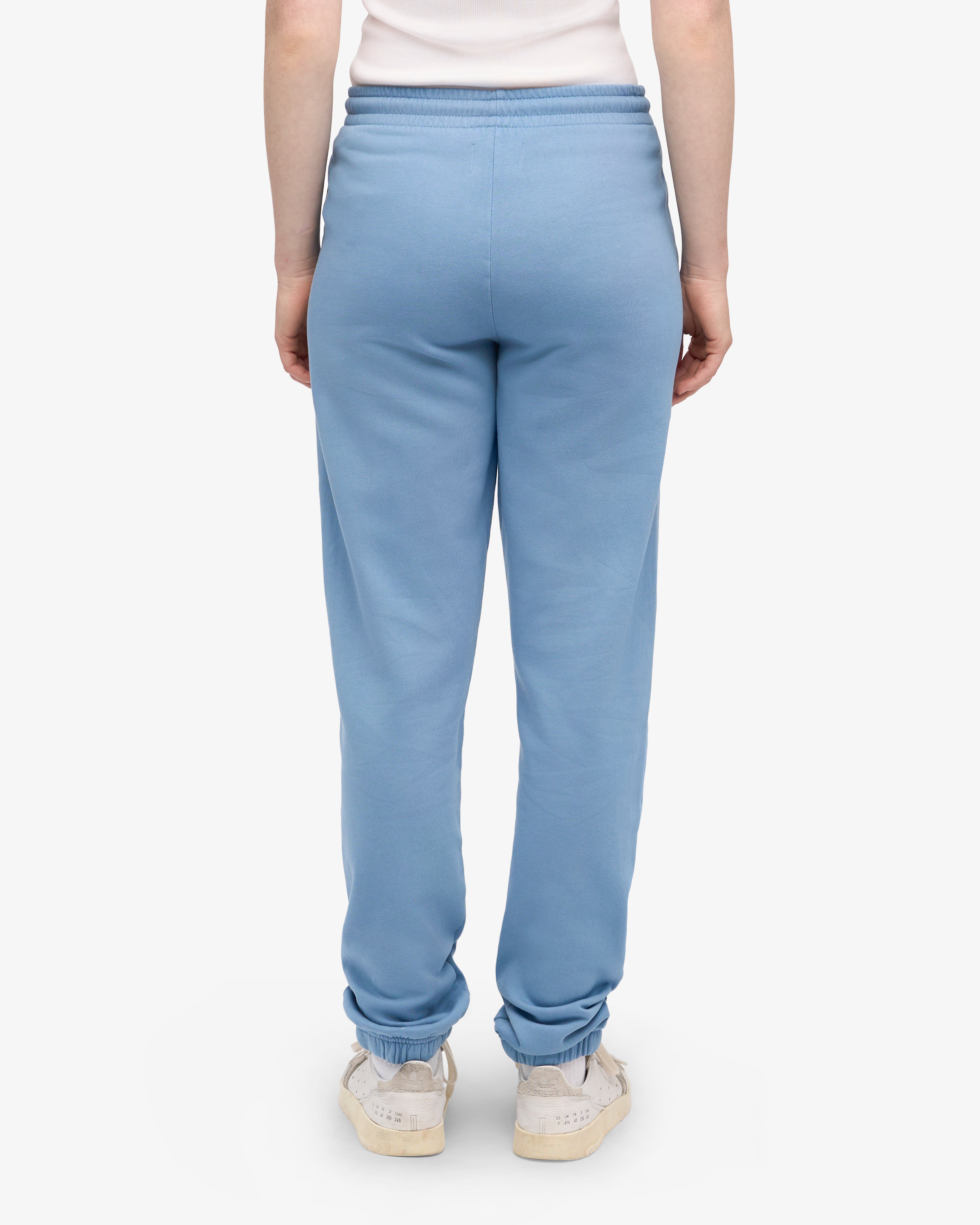 Premium Organic Cotton Sweatpants for Women - Soft & Comfortable Seaside Blue Lounge Pants - Perfect for Yoga, Running, and Casual Wear