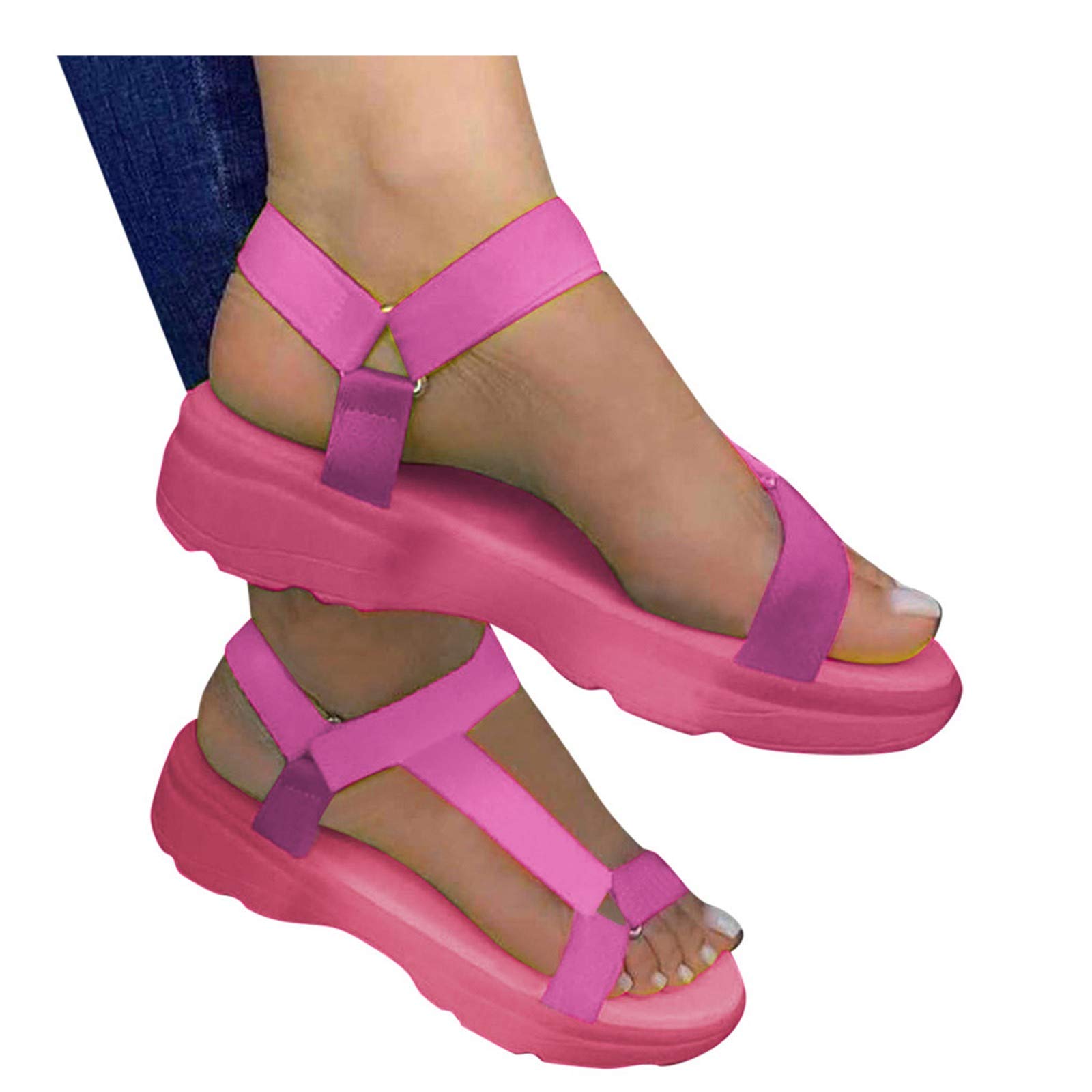 Masbird Women's Casual Sandals - Non-Slip Comfortable Beach Shoes for Summer | Open Toe Sandals for Walking, Travel & Outdoor Activities