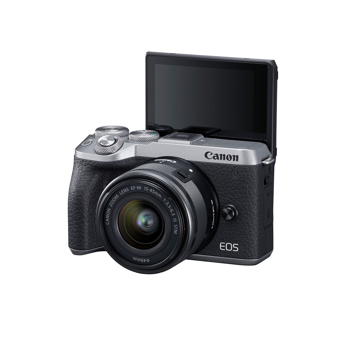 Canon EOS M6 Mark II Mirrorless Digital Camera with 15-45mm IS STM Lens Kit (Silver) - Perfect for Vlogging, Travel Photography & Content Creation