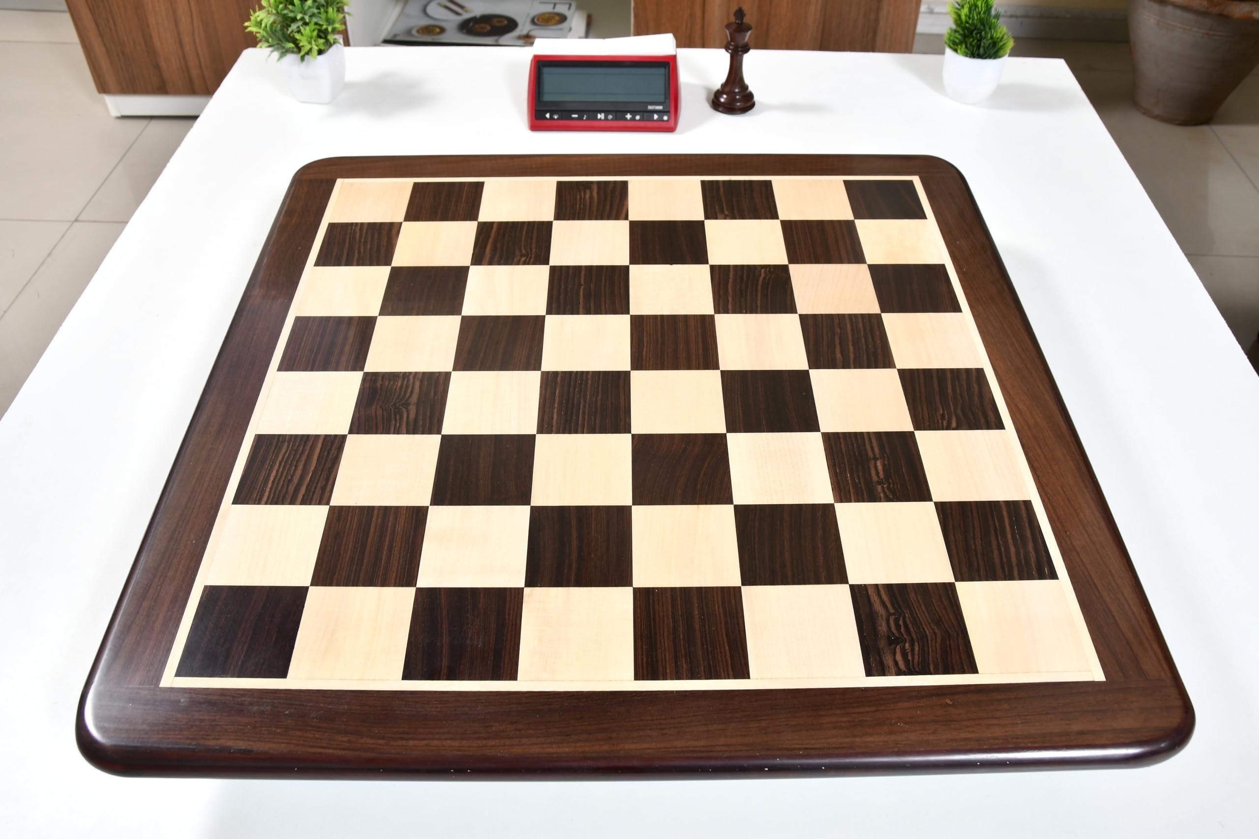 21'' Premium Wooden Chess Board Game - Handcrafted Indian Rosewood Chessboard with 55mm Squares | Perfect for Tournaments, Home Decor & Gifts