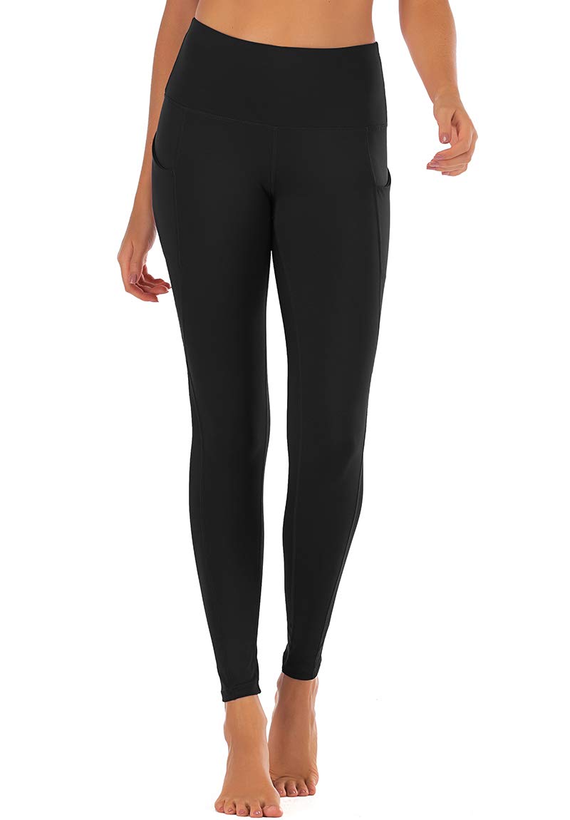 AKAEYS Women's High Waisted Yoga Pants with Pockets - Naked Feeling Tummy Control Workout Leggings for Gym, Running & Everyday Wear