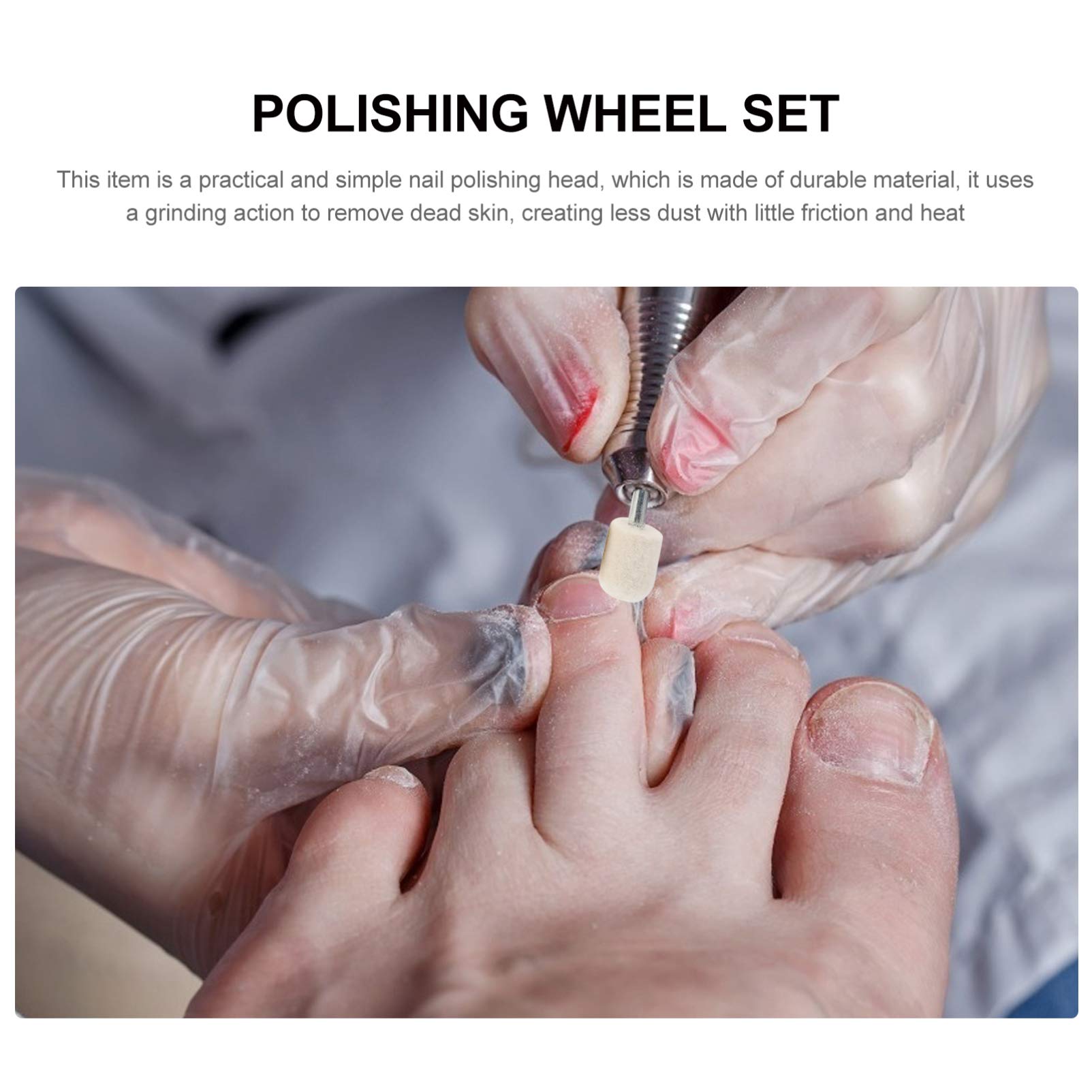 Beaupretty 24 Pcs Nail Polishing Wheel Set - 8 Sizes Buffing Pads for Professional Nail Care & Manicure - Perfect for Salon, Home Use & DIY Nail Art