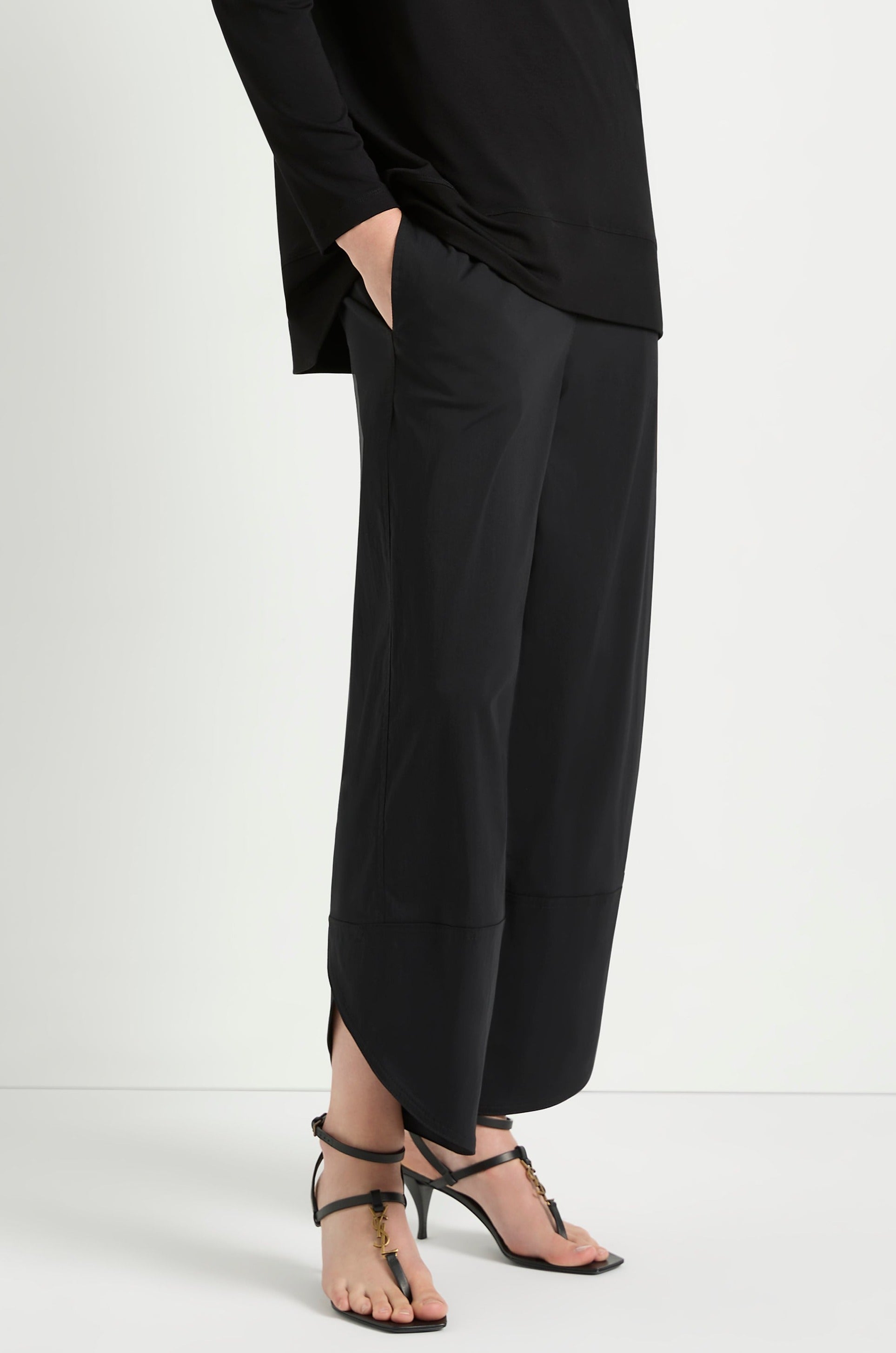 Mela Purdie Bevel Pant Microprene - High-Waist Slim Fit Work Pants for Women - Perfect for Office, Business Casual & Professional Workwear