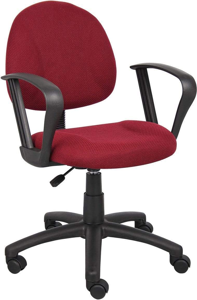 Boss Deluxe Ergonomic Posture Chair with Loop Arms [B317 BE] - Perfect for Office, Home & Gaming Comfort