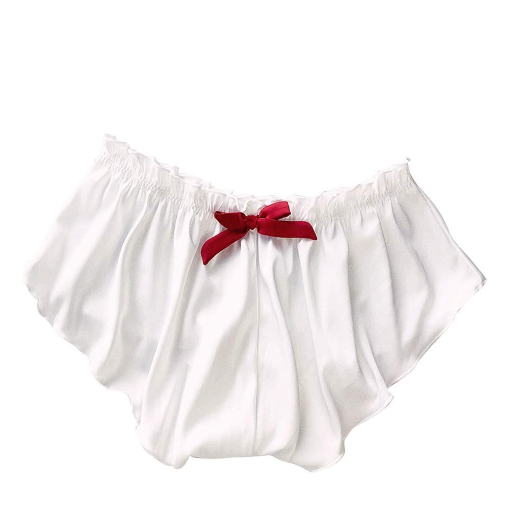 Silk Satin Floral Lace Pajama Shorts for Women - S-XXXL Sexy Underwear for Sleepwear, Date Night & Romantic Occasions