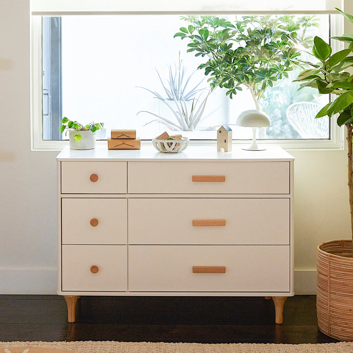 Babyletto Lolly 6-Drawer Assembled Double Dresser - Modern Nursery Storage Solution for Baby Clothes, Diapers & Essentials | Perfect for Newborns & Toddlers Bedroom Organization