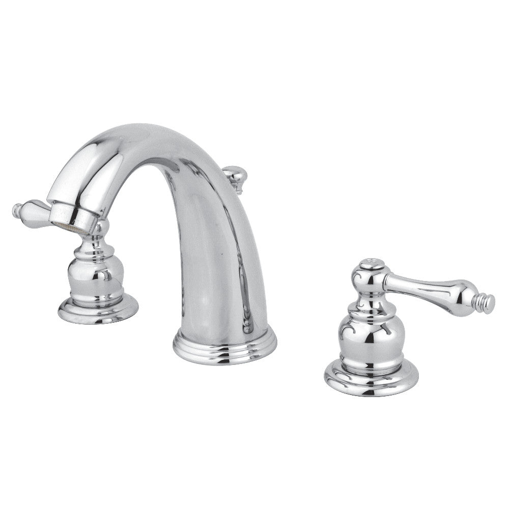 Kingston Brass GKB988AL Widespread Bathroom Faucet - 8 Inch Centerset, Oil Rubbed Bronze Finish, High Arc Spout - Perfect for Modern Bathroom Vanities and Powder Rooms