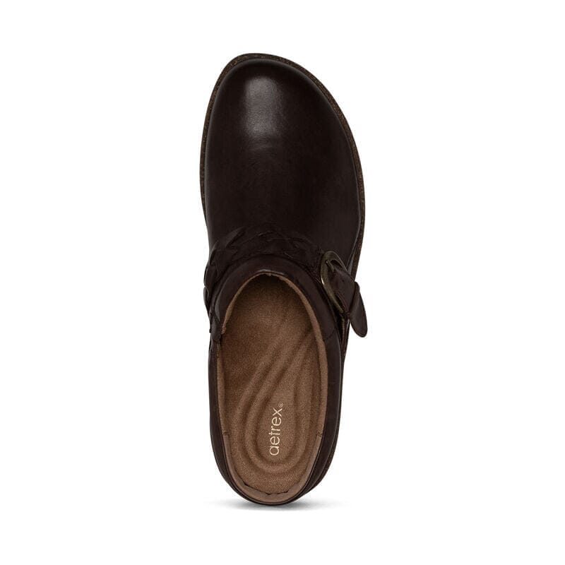 AETREX LIBBY Comfort Clog Shoes for Women - Slip-Resistant & Cushioned Support - Perfect for Nurses, Healthcare Workers & Indoor/Outdoor Use