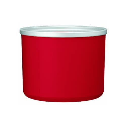 Cuisinart ICE-21RP1 1.5-Quart Frozen Yogurt, Ice Cream & Sorbet Maker with Double Insulated Freezer Bowl - No Ice Needed, Makes Delicious Frozen Treats in 20 Minutes - Perfect for Home Desserts, Parties & Summer Treats (Red)