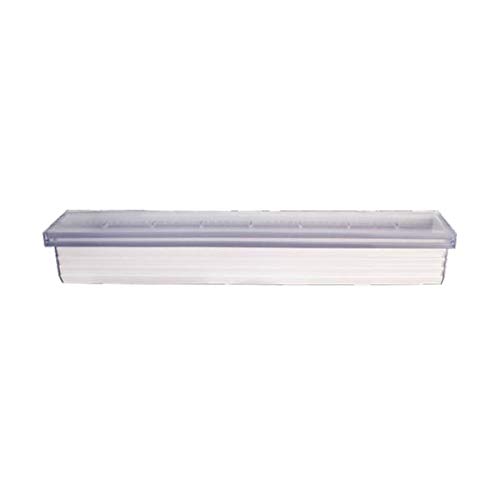 Natural Wonders 48-Inch Waterfall with 6-Inch Lip Back Port - White | Custom Molded Products Inc CMP 25577-430-000 | Perfect for Indoor/Outdoor Water Features, Ponds & Garden Decor