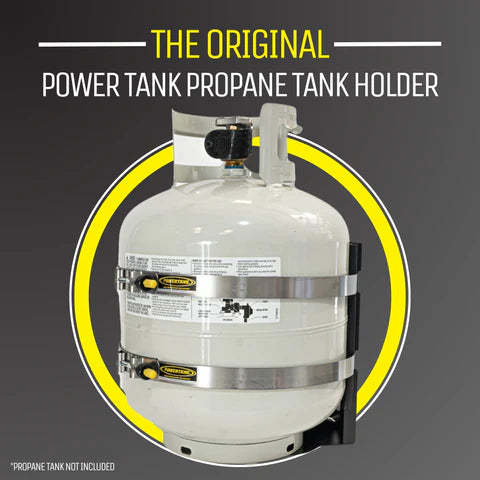 Power Tank Wrangell Marine Bracket for 20LB Steel Propane Tanks - Heavy Duty Boat Propane Tank Holder for Fishing Boats & Yachts