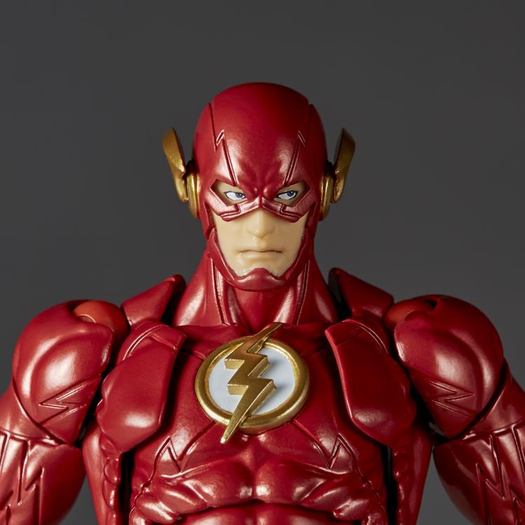 Amazing Yamaguchi Revoltech The Flash Action Figure NR010 - Highly Articulated Collectible for DC Fans & Display Scenes