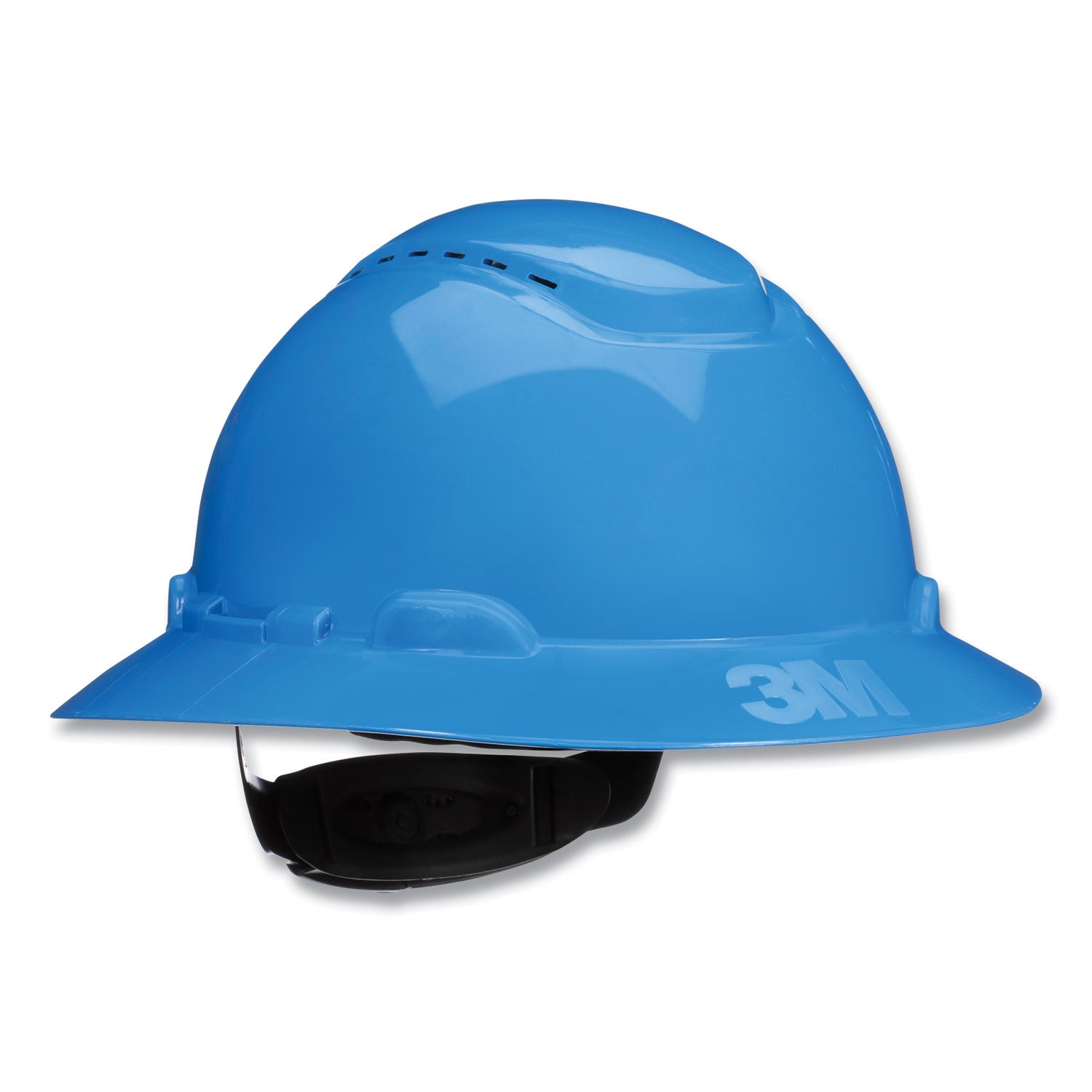 3M™ SecureFit H Series Hard Hats - H 800 Vented Safety Helmet with UV Indicator & 4-Point Ratchet Suspension, Blue | Construction, Industrial & Outdoor Work Protection