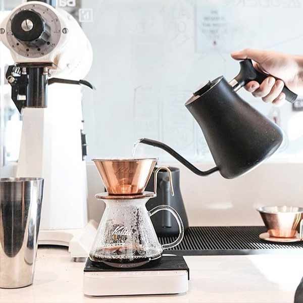 Fellow Stagg Kettle 1L Electric Pour-Over Gooseneck Tea Kettle - Premium Temperature Control for Coffee & Tea Brewing at Home, Office or Cafe