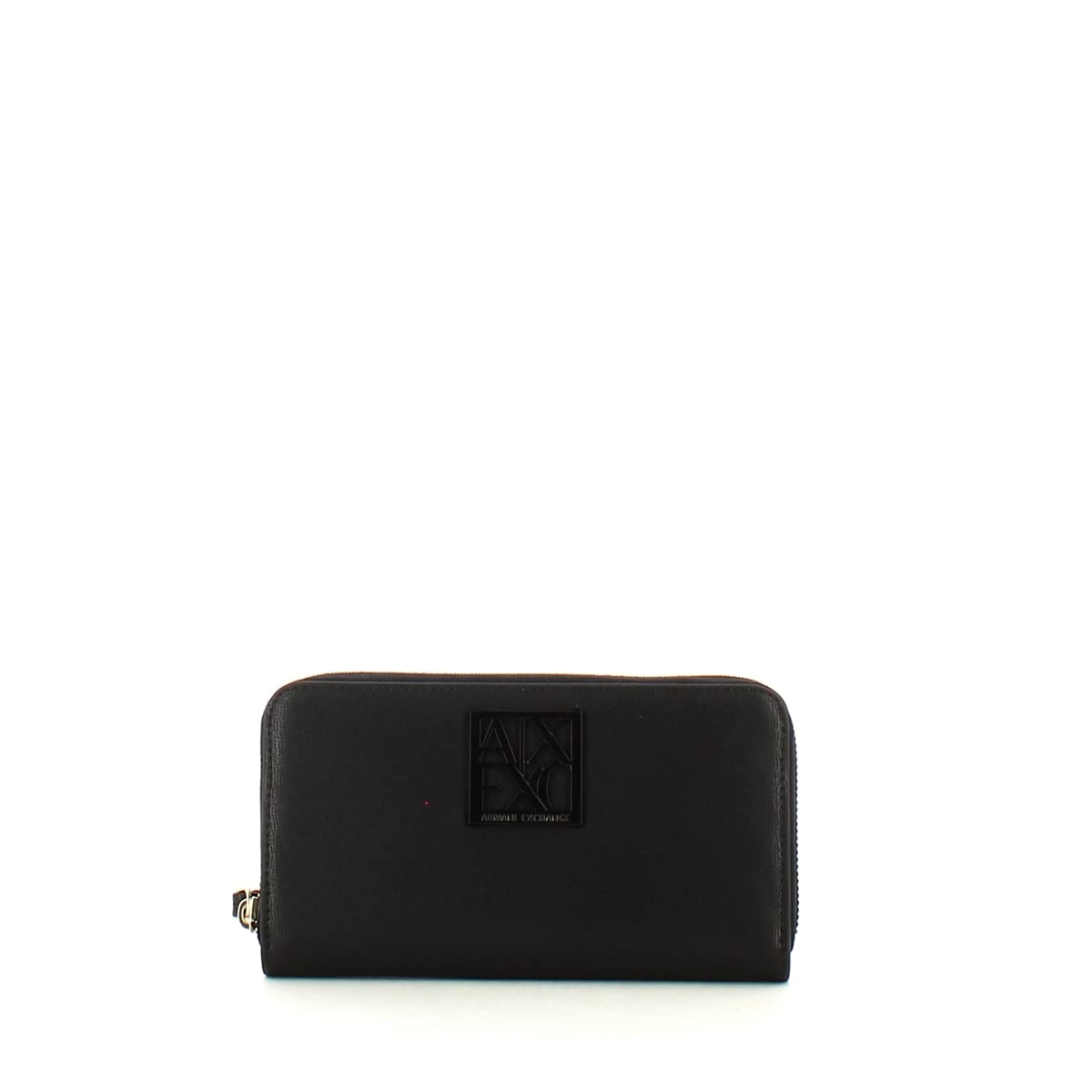 ARMANI EXCHANGE Women's Logo Zip-Around Wallet Wristlet - Stylish Crossbody Bag for Everyday Use, Travel & Shopping