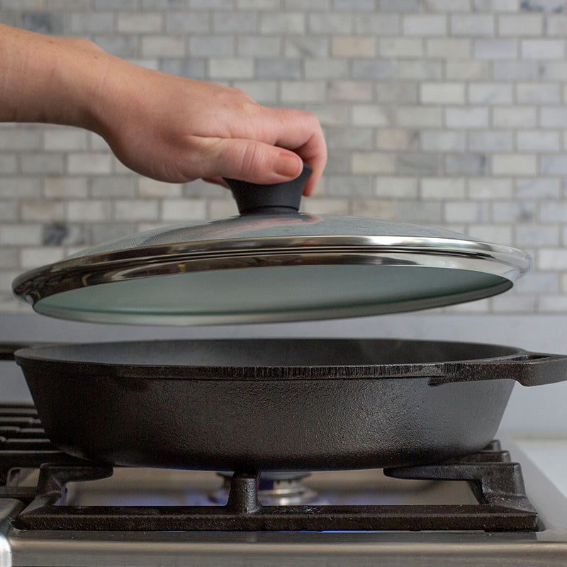 30cm Tempered Glass Lid - Shatterproof & Heat Resistant for Cooking, Baking & Food Storage - Perfect for Pots, Pans & Meal Prep Containers