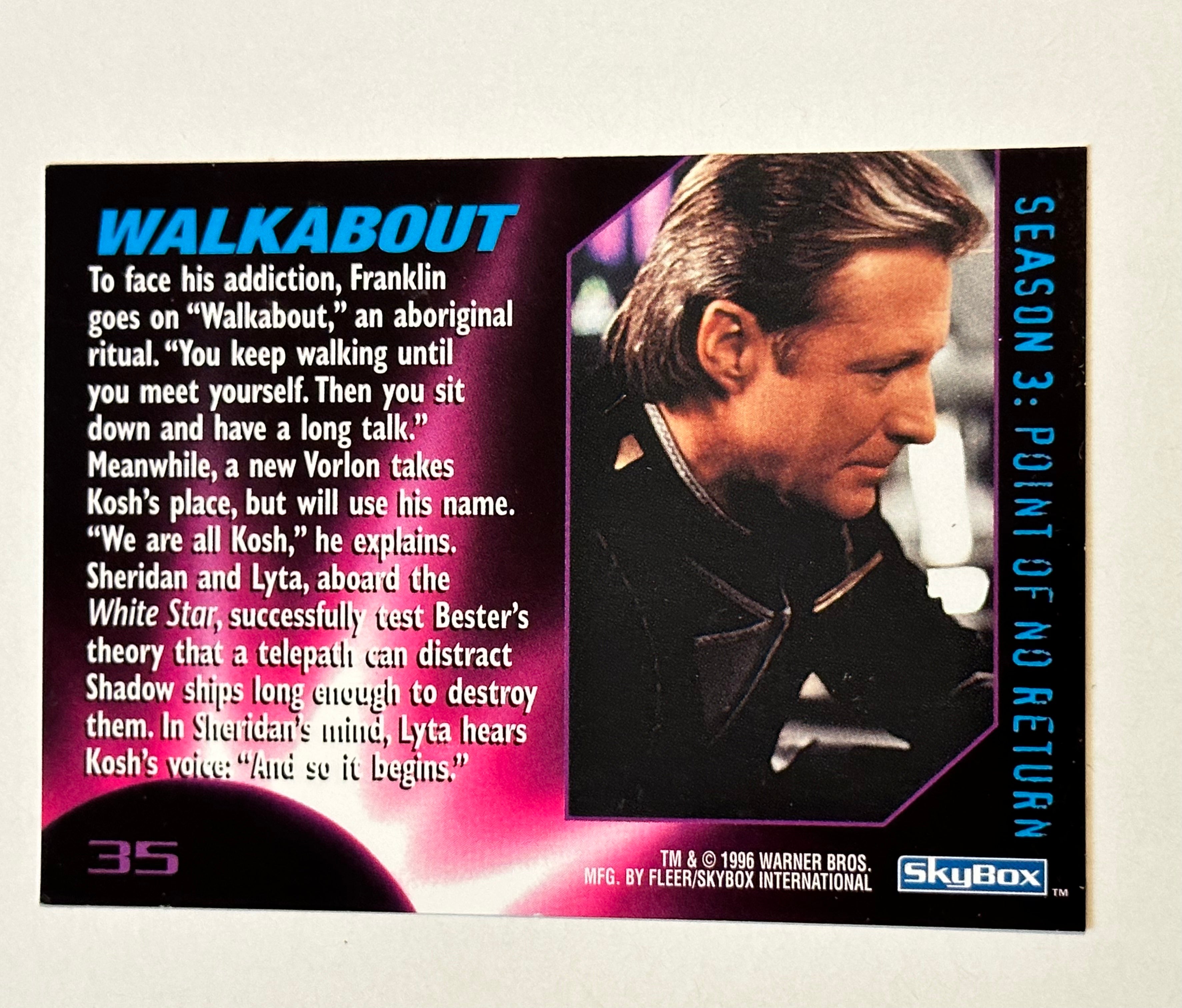 Patricia Tallman Autographed Babylon 5 Trading Card - Hand Signed In Person with COA - Perfect for Sci-Fi Collectors & Babylon 5 Fans Display