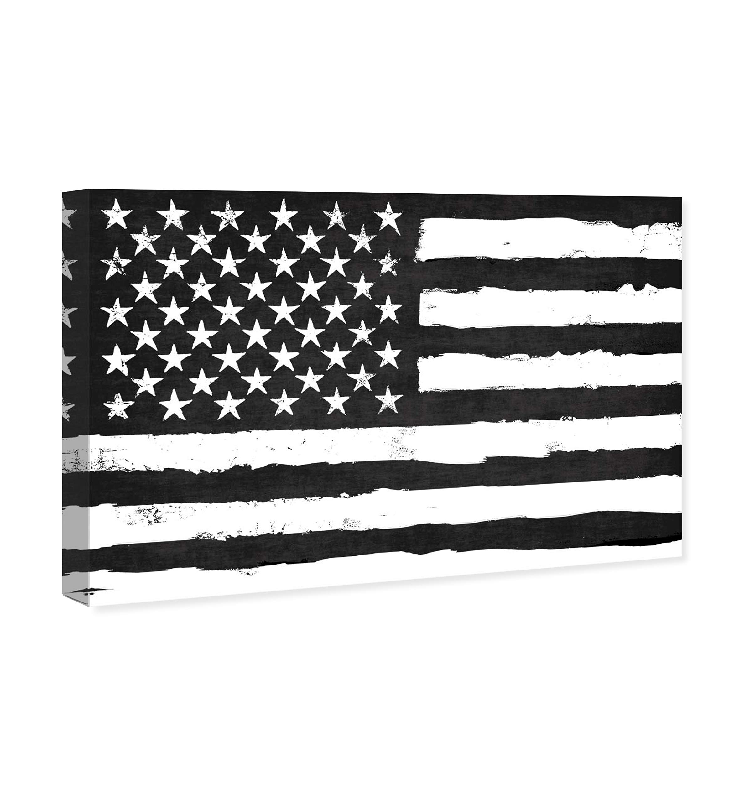 Rocky Freedom Minimalist Patriotic Wall Art Canvas Print - 45
