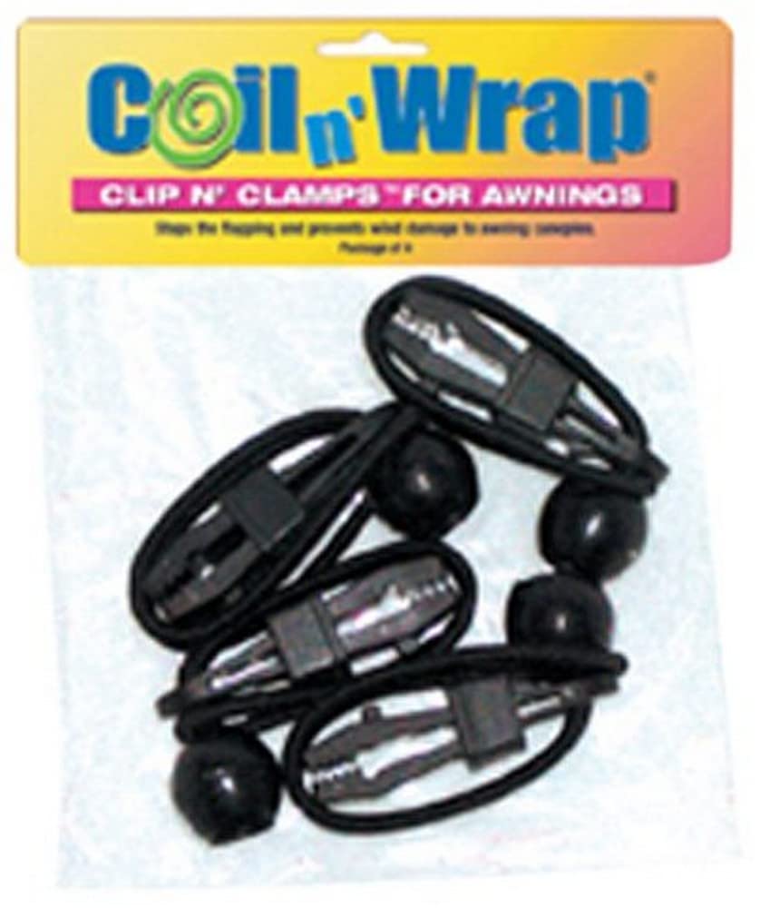 Coil n' Wrap 21 Awning Clip - Heavy Duty RV Awning Clips for Camping, Travel Trailers - Secure & Organize Awning Straps - Perfect for Outdoor Adventures, Road Trips & RV Life