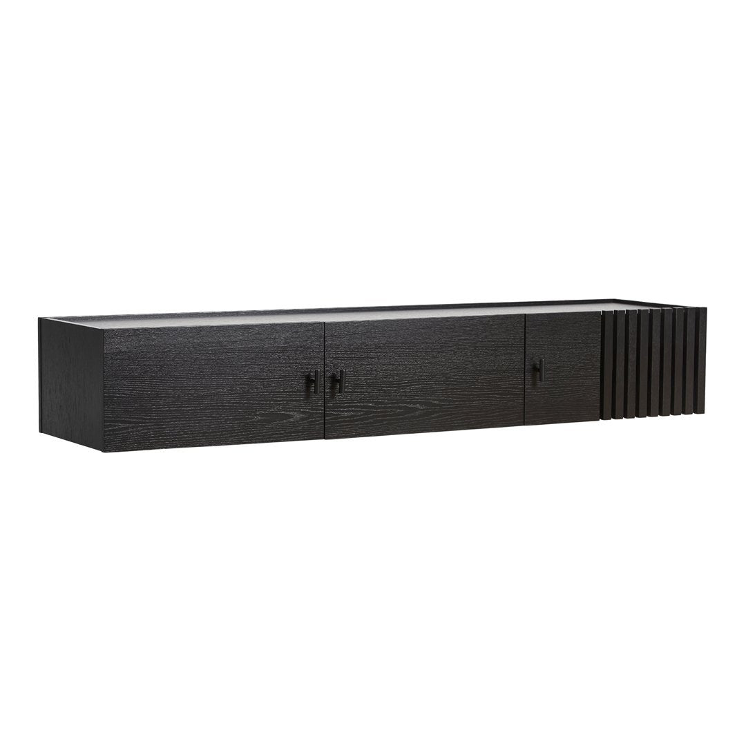 Modern Low Profile Wall Mounted Sideboard - Space Saving Entryway Console Table for Small Apartments & Hallways | Perfect for Living Room, Dining Room & Entryway Storage