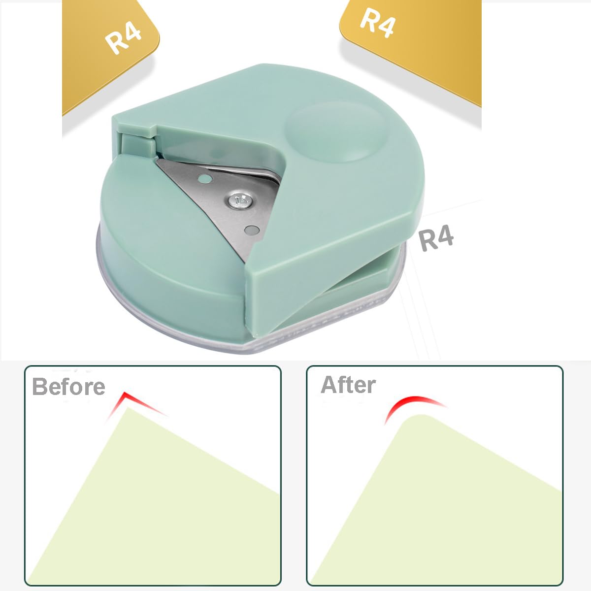 ZAAWUUT Mini Corner Rounder Punch for DIY Crafts, Office & School Use