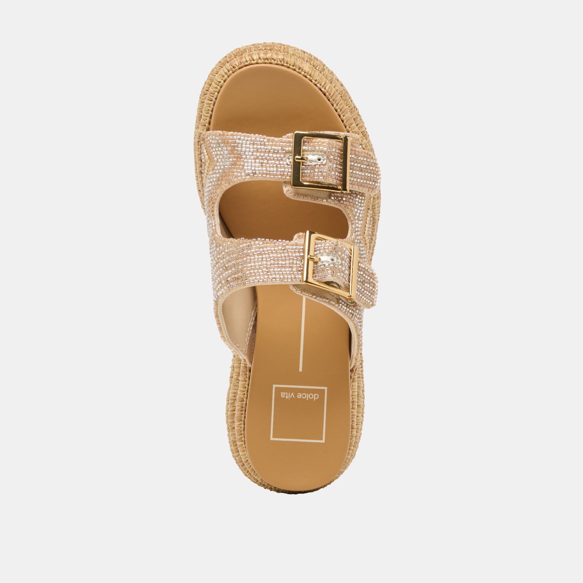WIXIE Women's Gold Multi Bead Sandals - Stylish Bohemian Summer Beach Sandals for Outdoor, Vacation & Casual Wear