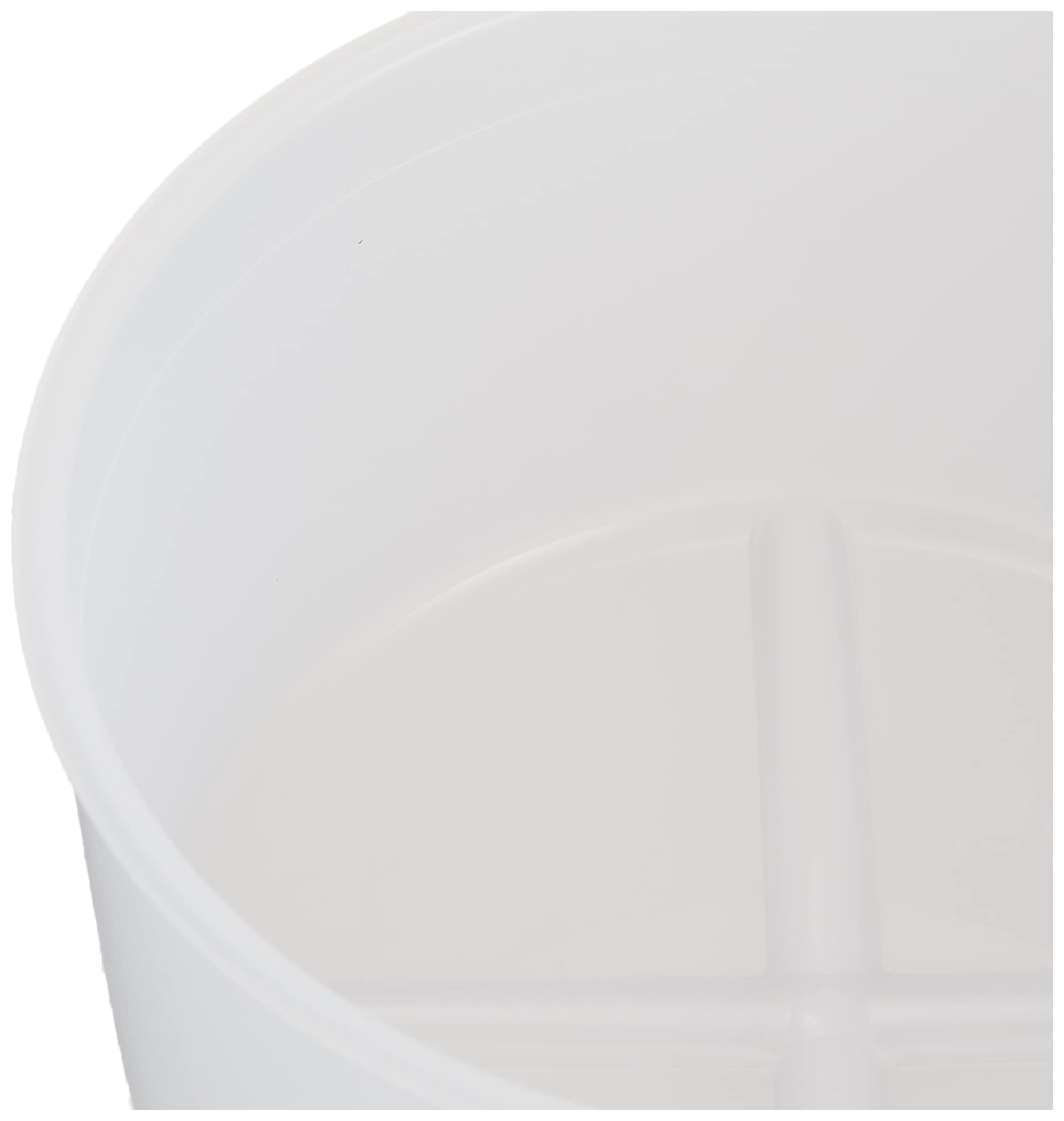 Doshisha HS-19MAZ 12-Pack White Ice Maker Cups for Cocktails, Smoothies & Iced Coffee | BPA-Free Plastic Reusable Drinking Glasses for Parties, Bars & Home Use