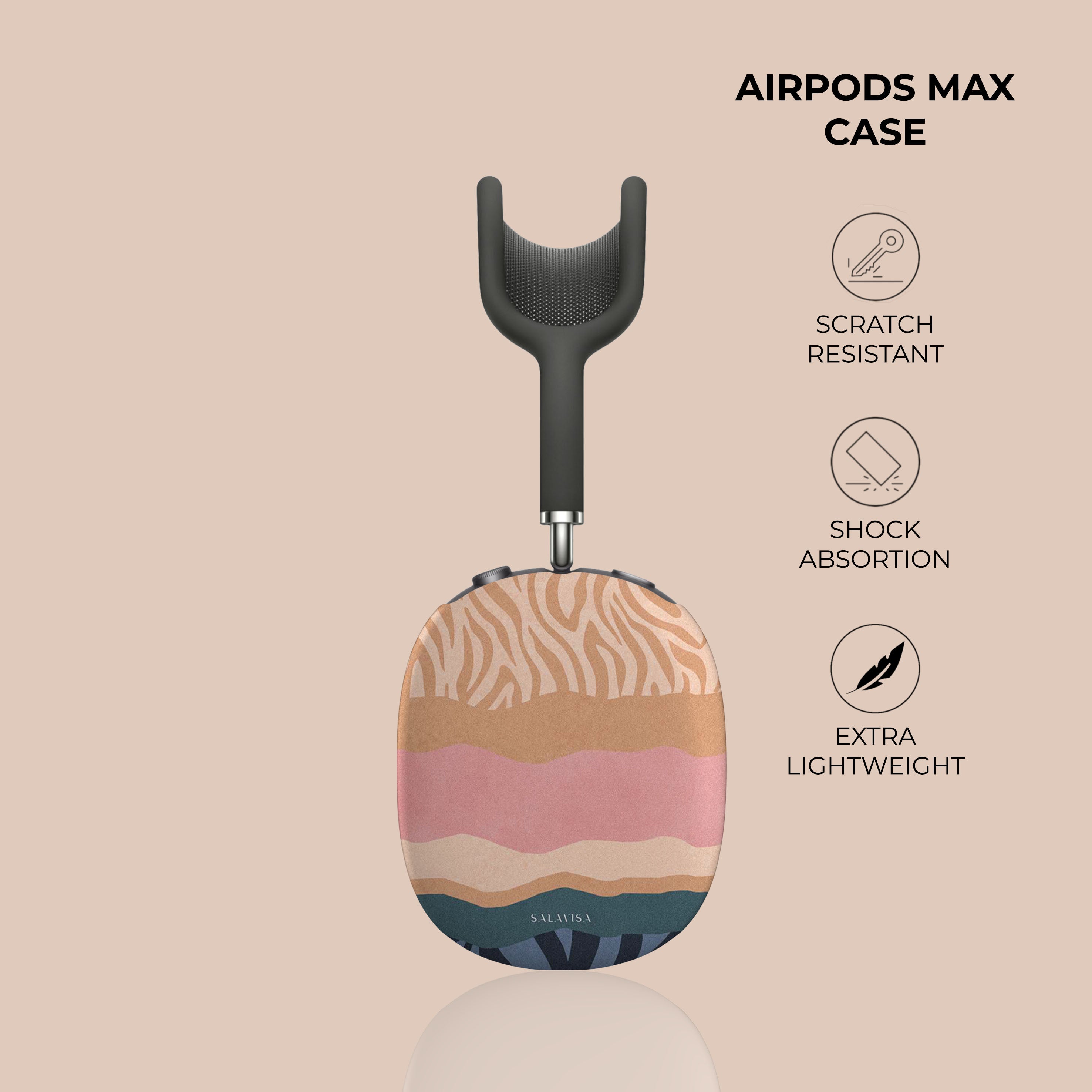 Premium Pink AirPods Max Case - Soft Protective Cover for Apple AirPods Max Headphones - Perfect for Travel, Gym & Daily Use