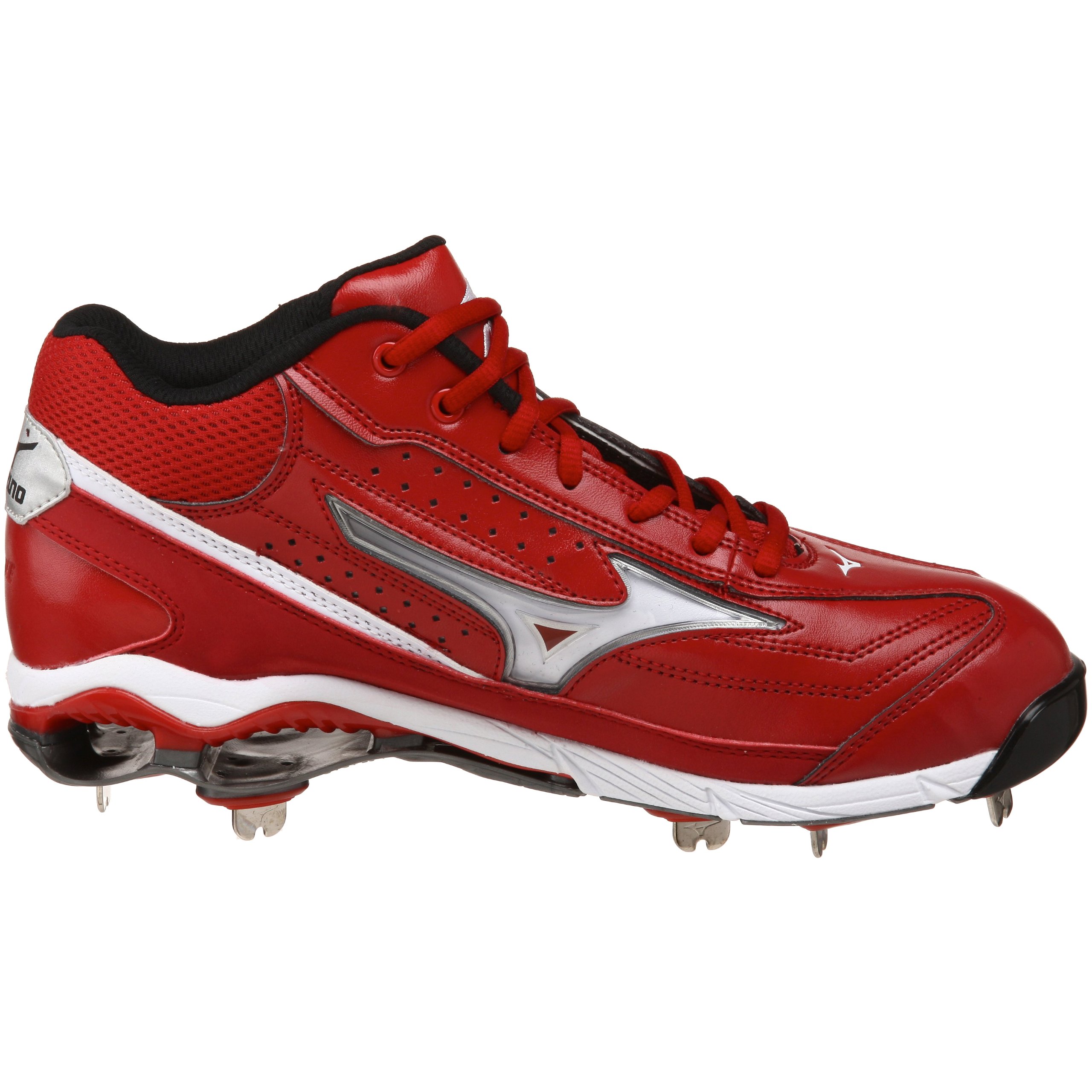 Mizuno Men's G6 Mid Switch Baseball Cleats with 9 Spikes - Lightweight & Durable for Baseball, Softball & Training - Perfect for Games, Practice & Field Sports