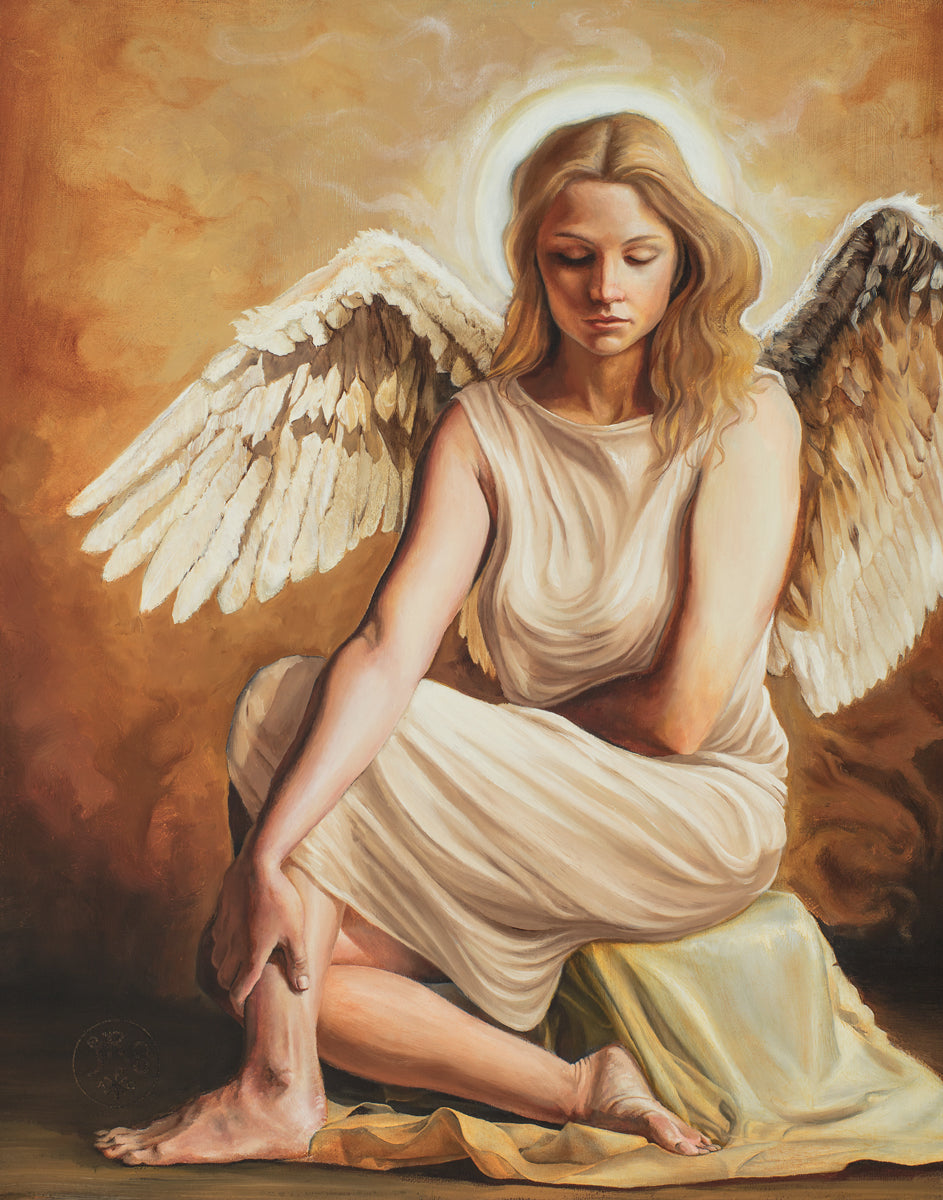 Angel of Redemption - Gothic Home Decor Statue for Living Room, Bedroom & Garden | Unique Spiritual Gift for Christmas & Housewarming