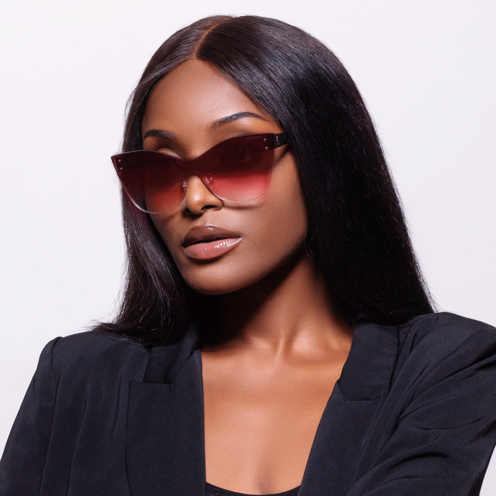 Venice 2 Faded Burgundy Sunglasses - Polarized UV Protection for Men & Women - Perfect for Beach, Driving & Outdoor Activities