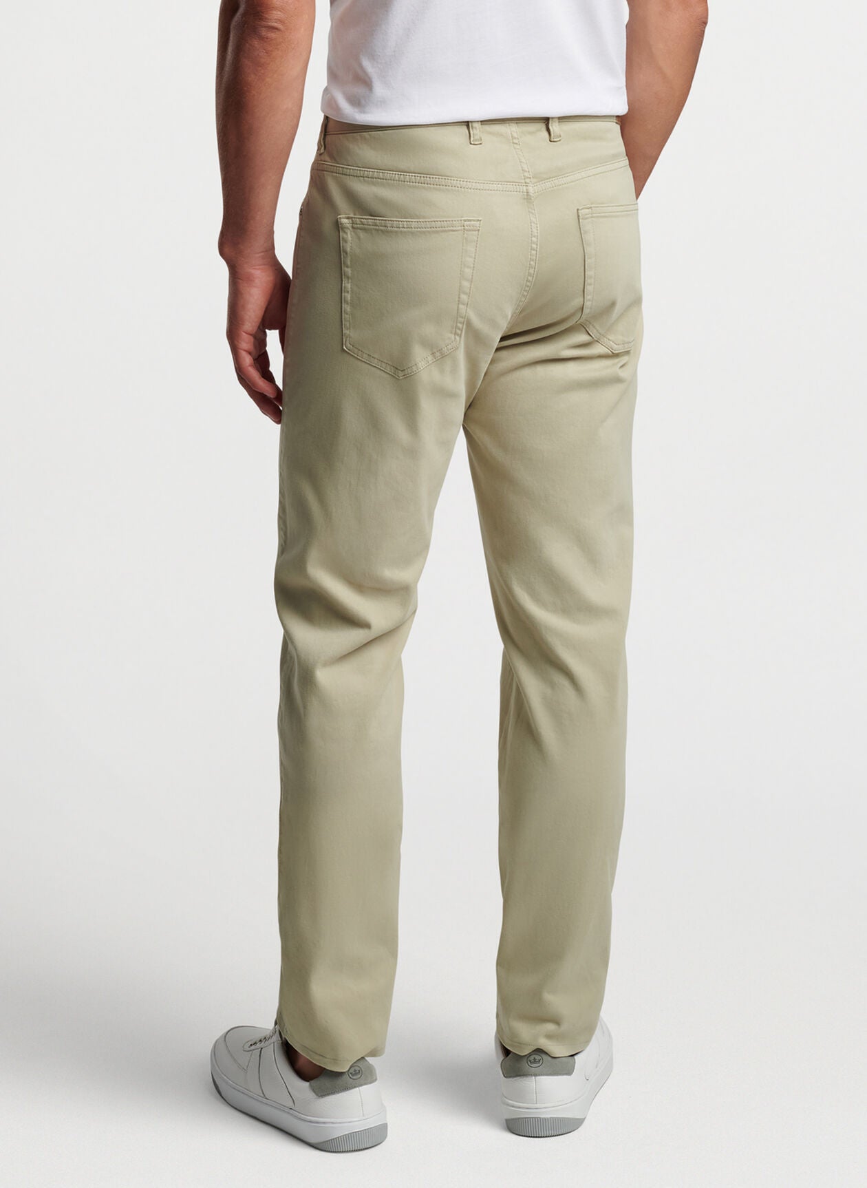 PETER MILLAR Men's SLD Sateen 5-Pocket Dress Pants - Comfortable Stretch Dress Trousers for Office, Business & Formal Occasions