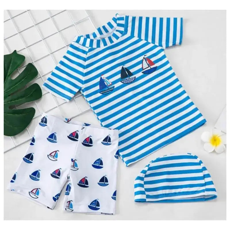 Swimcore Toddler Swimsuits for Baby Boys 0-11 Years | UV Protection Kids Swimwear for Beach, Pool & Summer Play