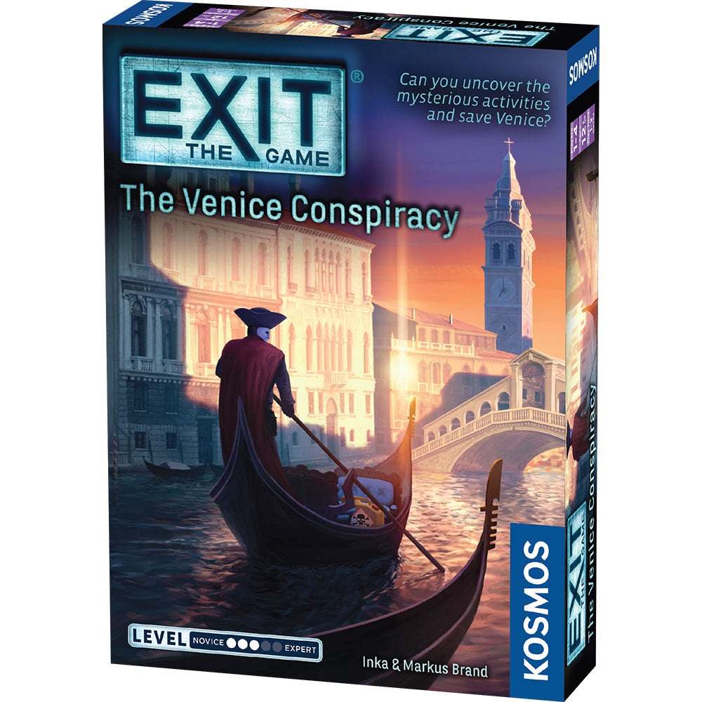 EXIT: The Game - The Venice Conspiracy | Escape Room Board Game for Adults & Teens | Perfect for Family Game Nights & Party Entertainment