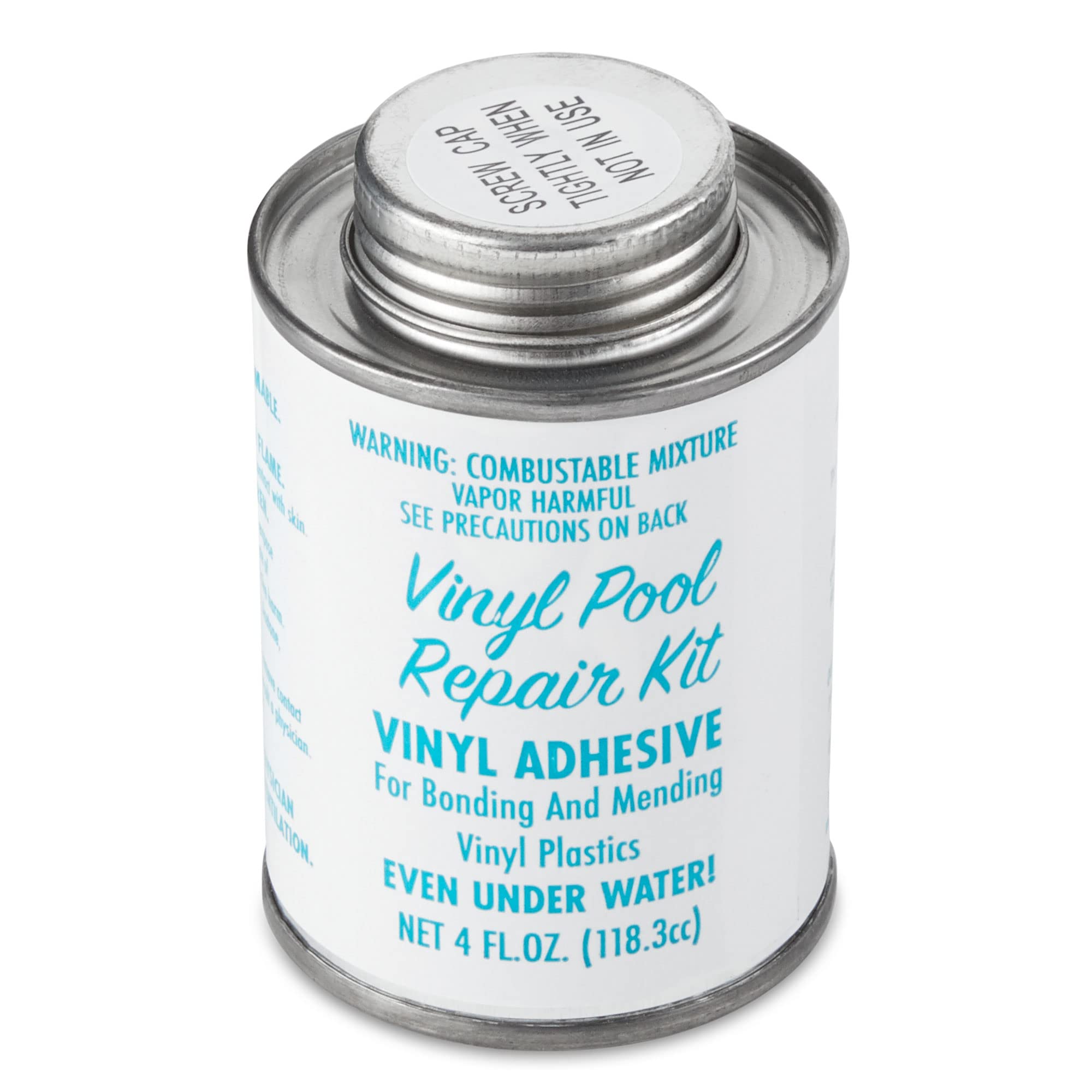 SWIMLINE HYDROTOOLS 4-Ounce Vinyl Pool Liner Repair Kit - Quick & Durable Fix for Above Ground & Inground Pools - Perfect for Leaks, Tears & Holes in Swimming Pool Liners