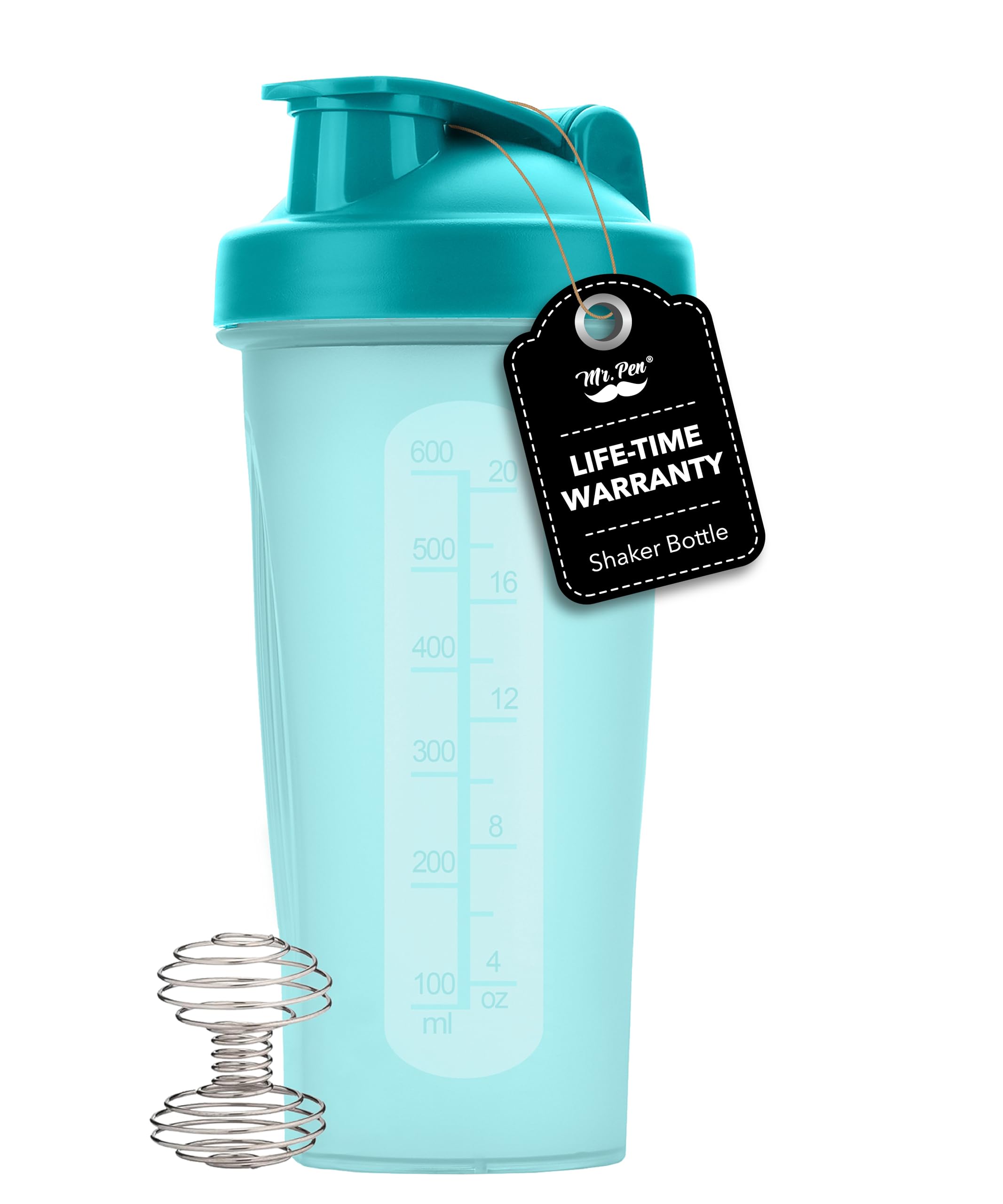 Premium 28 oz Protein Shaker Bottle with Wire Whisk Ball - Mr. Pen Mixer Cup for Protein Powder, Pre-Workout & Meal Replacement Shakes - Ideal for Gym, Fitness & Post-Workout Recovery