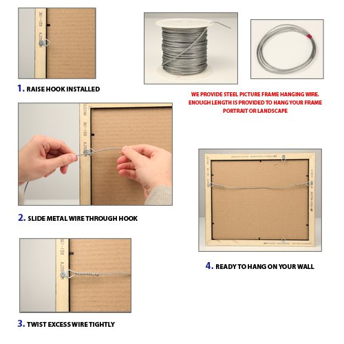 16x24 Wood Picture Frame - Premium Solid Wood Poster Display Frame for Wall Art, Photos, and Posters - Perfect for Home, Office, and Gallery Decor