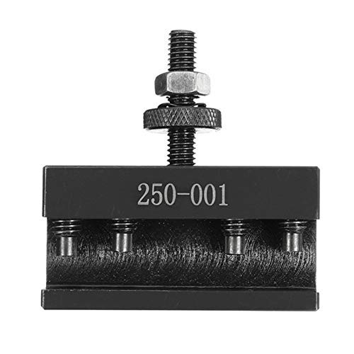 ZXY-NAN 250-001 CNC Lathe Quick Change Tool Post Kit - Screw Kit, Boring Bar, Turning & Facing Holder with Wrench - Perfect for Metalworking & Precision Machining Projects