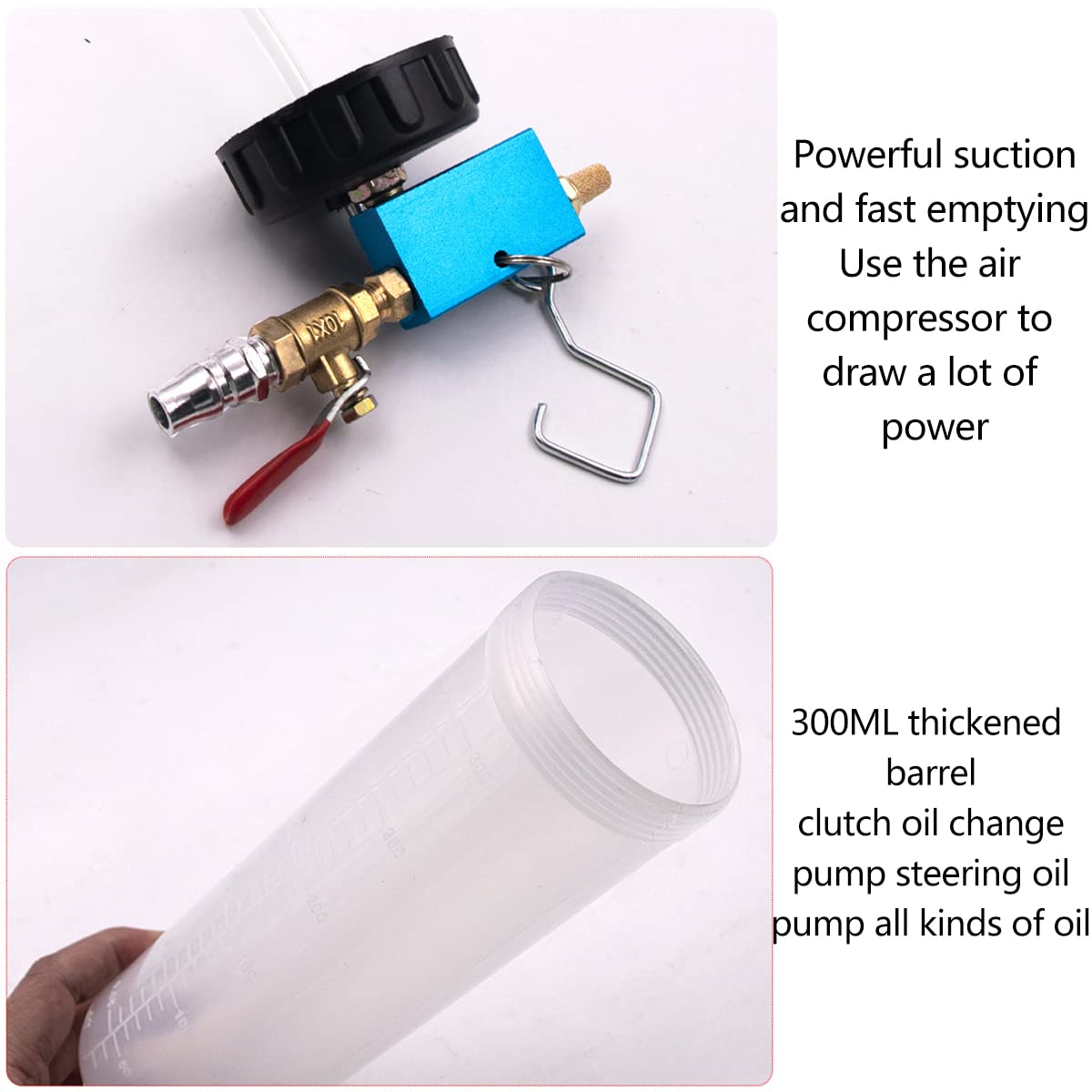 Universal Auto Brake Fluid Extractor & Bleeder Kit - Professional Oil Change Tool for Car, Truck & Engineering Vehicles | Drain & Replace Brake Fluid Easily | Perfect for DIY Mechanics & Auto Shops