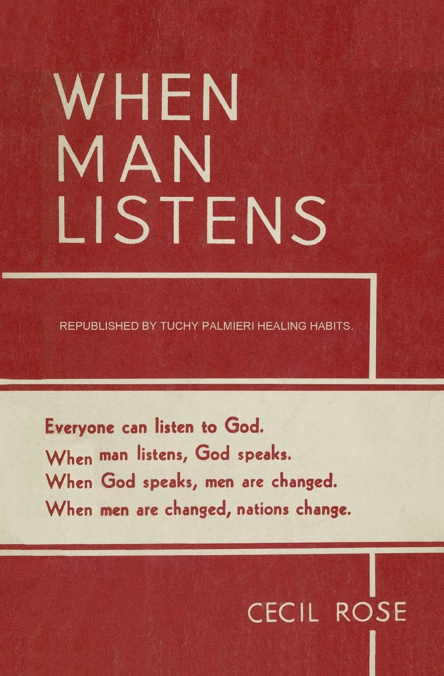 When Man Listens: How to Hear God's Voice in Daily Life - Christian Devotional Book for Spiritual Growth & Prayer Guidance