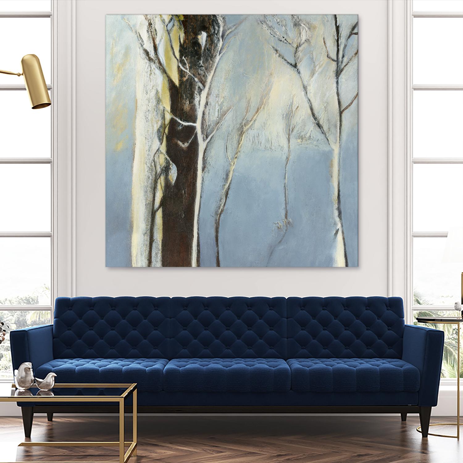 Contemporary Forest 2 - Modern Wall Art Canvas Print for Home & Office Decor | Perfect for Living Room, Bedroom, or Office Space