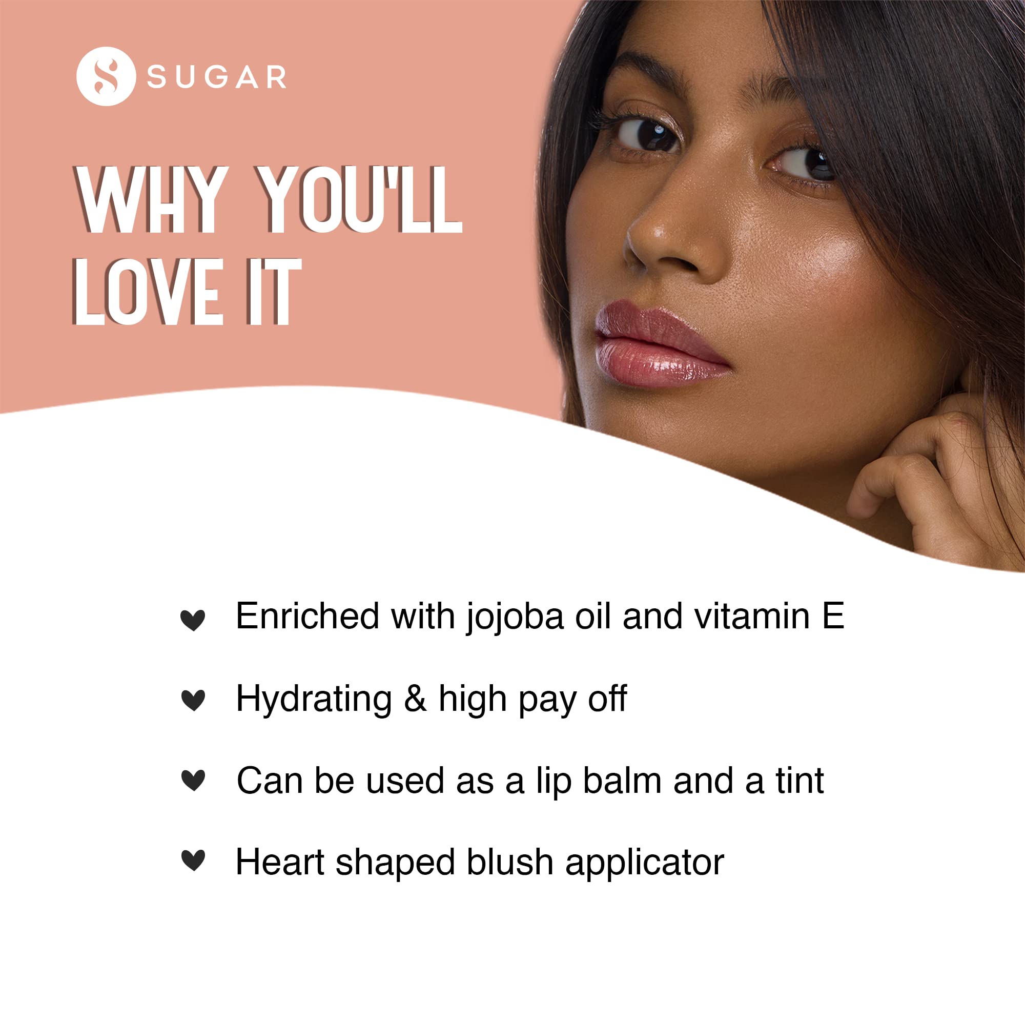 SUGAR Cosmetics Time To Shine Lip Gloss - 10 Princess Aurora (Golden Beige with Shimmer) - 4.5g High Shine Lip Gloss with Jojoba Oil - Perfect for Everyday Wear & Special Occasions