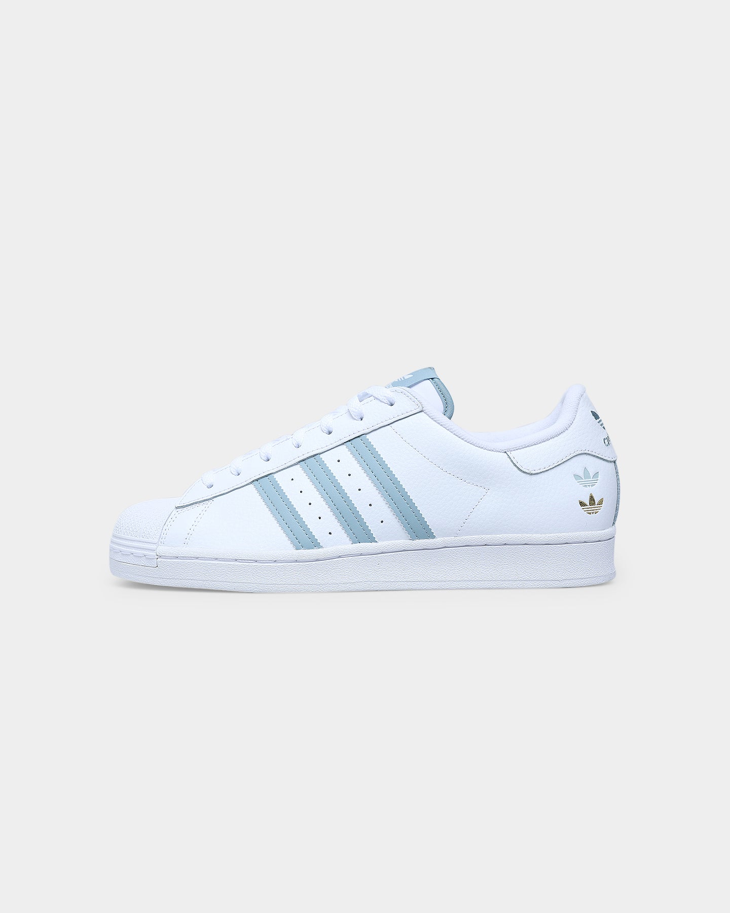 Adidas Superstar Sneakers - Cloud White, Magic Grey & Gold Foil | Classic Comfort for Casual Wear, Street Style & Everyday Fashion