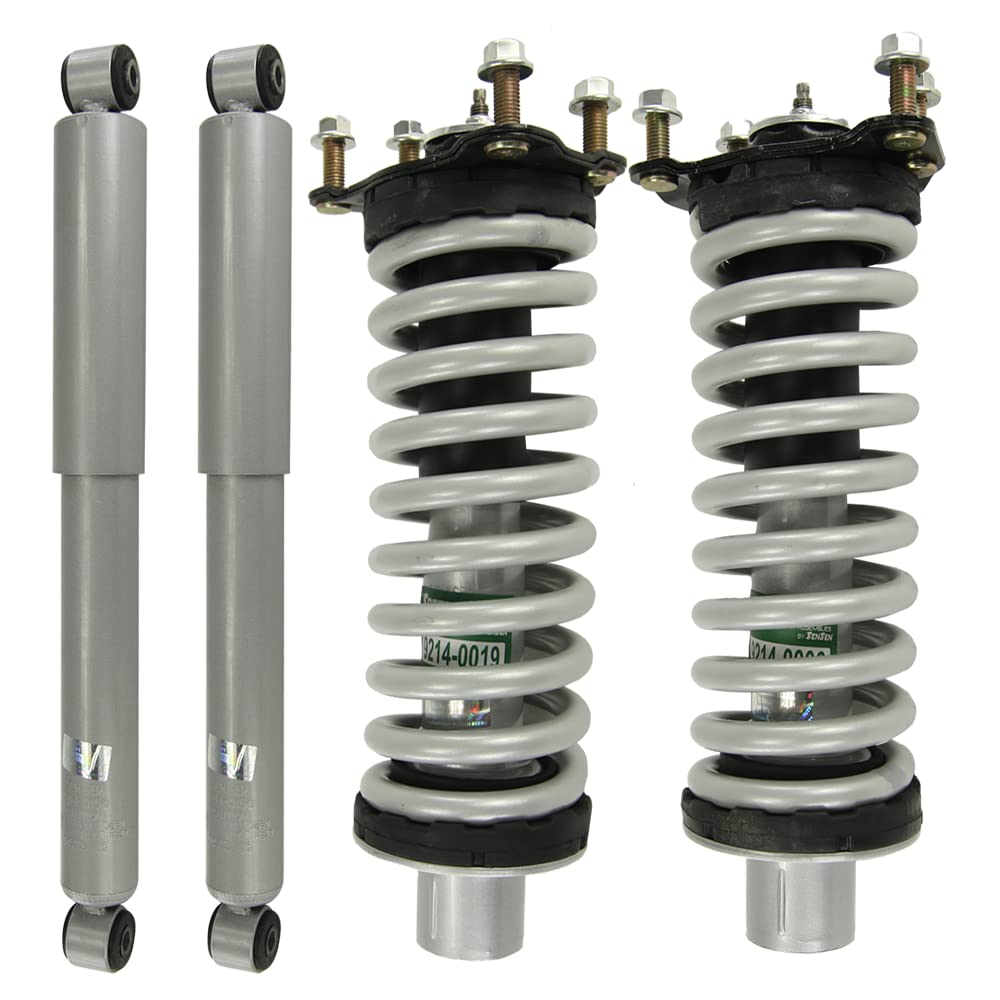 SENSEN 2940-SH Complete Strut Assembly Shocks - Front & Rear Left Right Replacement for 2002-2011 Jeep Liberty - Perfect for Off-Roading, Daily Commuting & Smooth Ride Experience