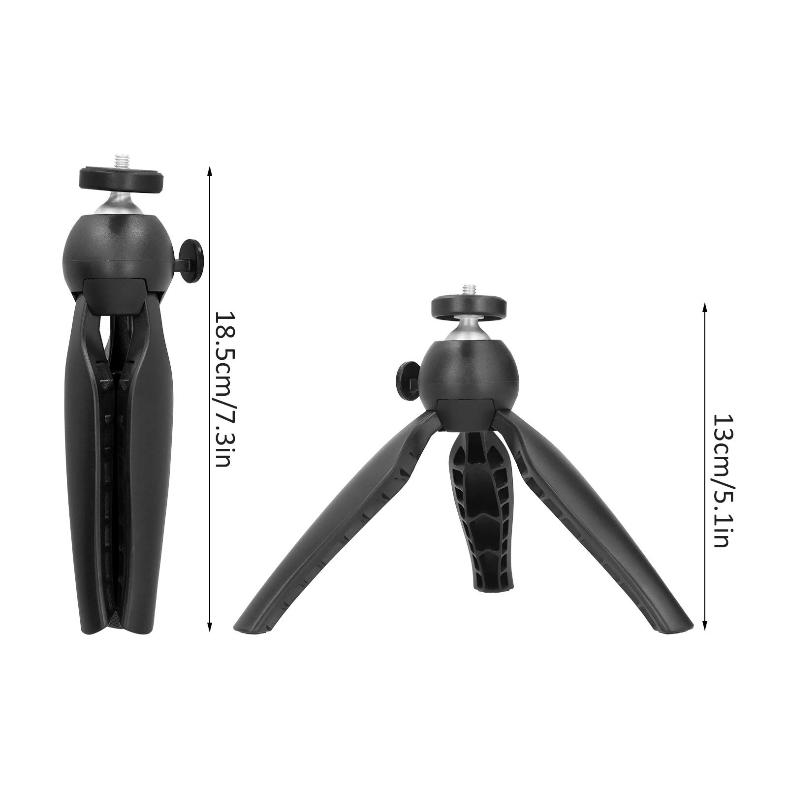 Compact Tabletop Tripod with 1/4